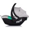 Cărucior 3 in 1 Chipolino Aurora, 0-4 ani, 22 kg, landou, parte sport reversibila, scaun auto i Size, pliabil culoare platinum
