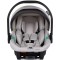 Cărucior 3 in 1 Chipolino Aurora, 0-4 ani, 22 kg, landou, parte sport reversibila, scaun auto i Size, pliabil culoare platinum