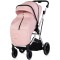 Cărucior 3 in 1 Chipolino Aurora, 0-4 ani, 22 kg, landou, parte sport reversibila, scaun auto i Size, pliabil culoare powder pink