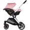 Carucior Chipolino Euphoria 3 in 1 powder pink