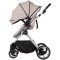 Cărucior 2 in 1 Chipolino Pearl, 0-4 ani, 22 kg, landou transformabil, parte sport reversibila, pliabil, culoare latte