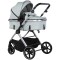 Cărucior 2 in 1 Chipolino Pearl, 0-4 ani, 22 kg, landou transformabil, parte sport reversibila, pliabil, culoare matcha