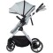 Cărucior 2 in 1 Chipolino Pearl, 0-4 ani, 22 kg, landou transformabil, parte sport reversibila, pliabil, culoare matcha