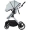 Cărucior 2 in 1 Chipolino Pearl, 0-4 ani, 22 kg, landou transformabil, parte sport reversibila, pliabil, culoare matcha