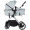 Cărucior 2 in 1 Chipolino Pearl, 0-4 ani, 22 kg, landou transformabil, parte sport reversibila, pliabil, culoare matcha