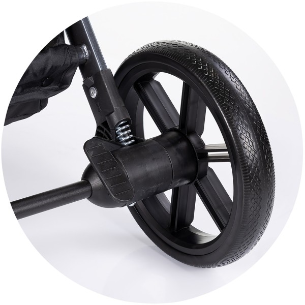 Cărucior 2 in 1 Chipolino Pearl, 0-4 ani, 22 kg, landou transformabil, parte sport reversibila, pliabil, culoare platinum