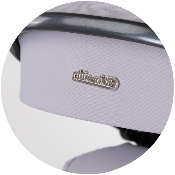 Cărucior 2 in 1 Chipolino Pearl, 0-4 ani, 22 kg, landou transformabil, parte sport reversibila, pliabil, culoare platinum