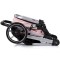 Cărucior 2 in 1 Chipolino Pearl, 0-4 ani, 22 kg, landou transformabil, parte sport reversibila, pliabil, culoare powder pink