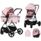 Carucior Chipolino Pearl 3 in 1 powder pink