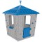 Casuta pentru copii Pilsan Stone House gray blue