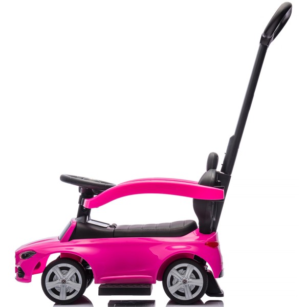 Masinuta de impins Chipolino Mercedes Benz C-Class cu maner pink