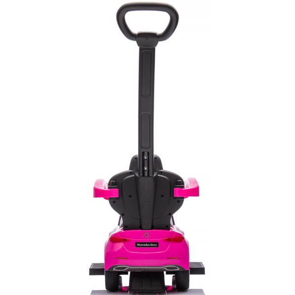 Masinuta de impins Chipolino Mercedes Benz C-Class cu maner pink