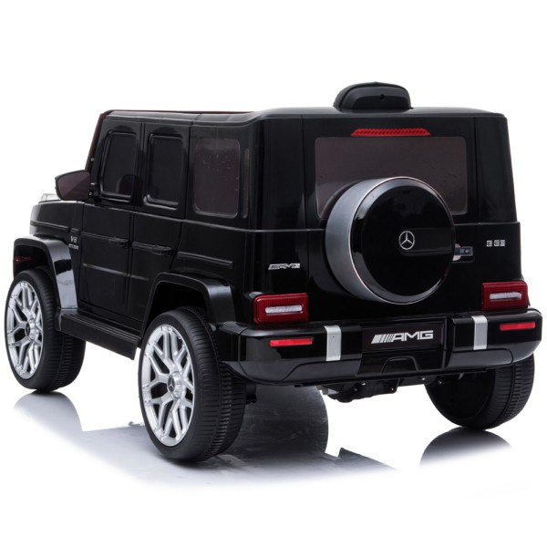 Masinuta electrica Chipolino SUV Mercedes AMG G63 cu scaun din piele si roti EVA black