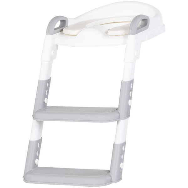 Reductor toaleta cu scara Chipolino Kiddy grey