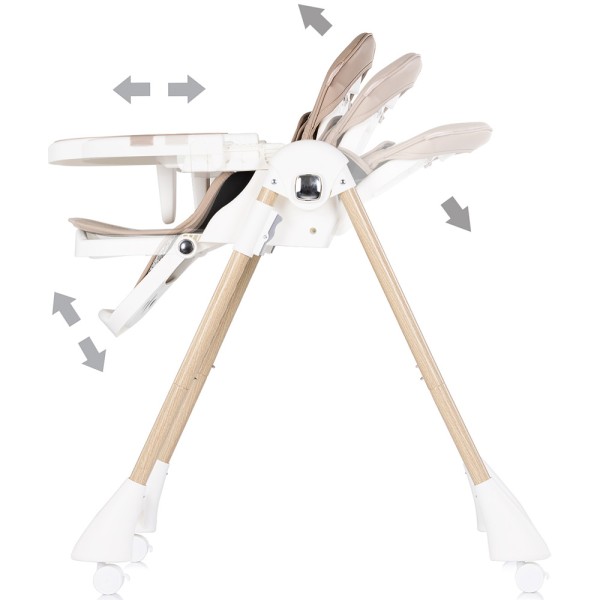 Scaun de masa Chipolino Candy Shop latte