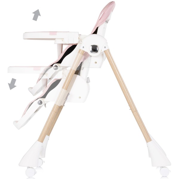 Scaun de masa Chipolino Candy Shop powder pink