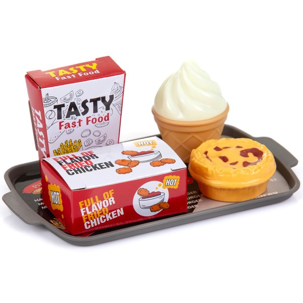 Set jucarie Chipolino Fast Food cu sunete si 71 accesorii