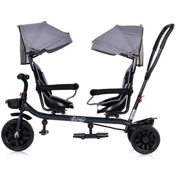 Tricicleta gemeni Chipolino Hip Hop platinum