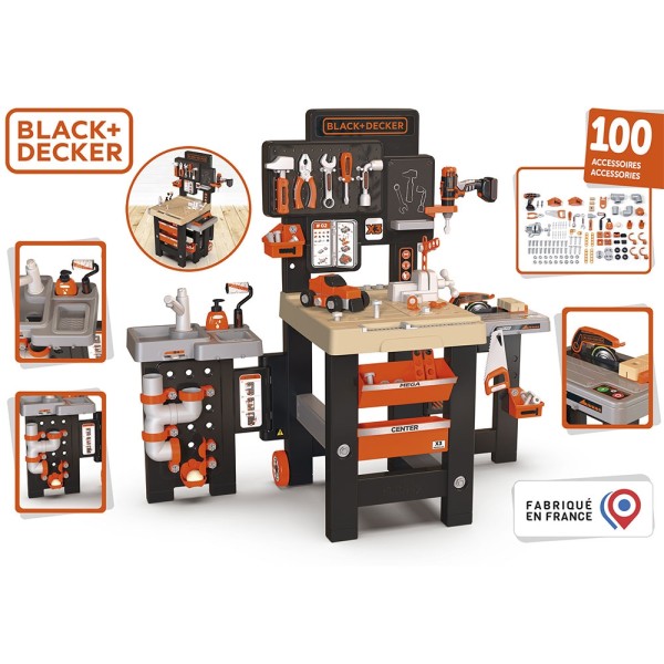 Atelier Smoby Black & Decker Mega Center