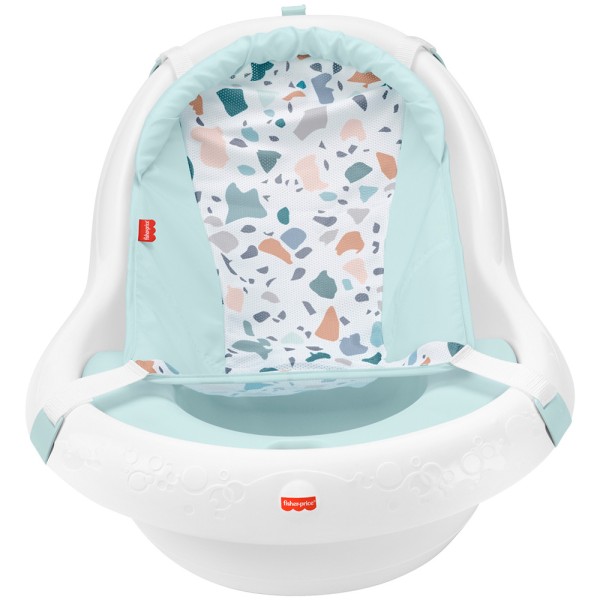 Cadita de baie pentru copii Fisher Price 4 in 1 Sling and Seat Tub blue
