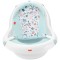 Cadita de baie pentru copii Fisher Price 4 in 1 Sling and Seat Tub blue