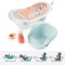 Cadita de baie pentru copii Fisher Price 4 in 1 Sling and Seat Tub orange