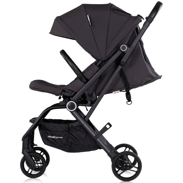 Carucior sport Chipolino Go Twist cu sezut rotativ charcoal