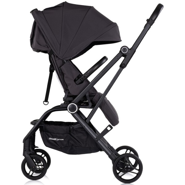 Carucior sport Chipolino Go Twist cu sezut rotativ charcoal