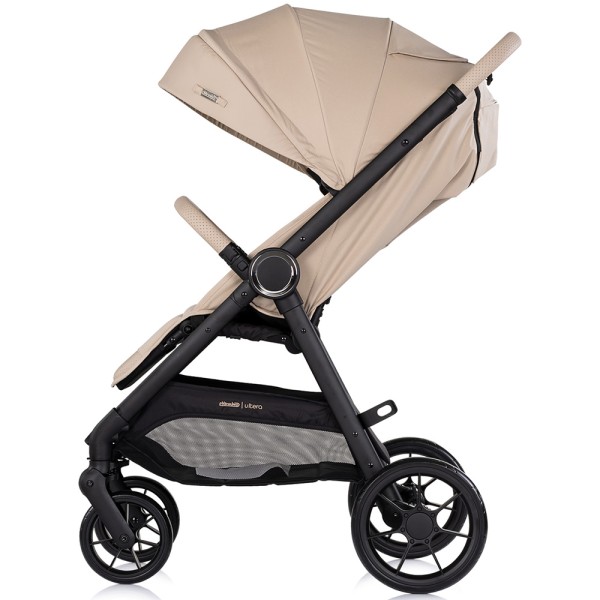Carucior sport Chipolino Ultera cu husa picioare latte