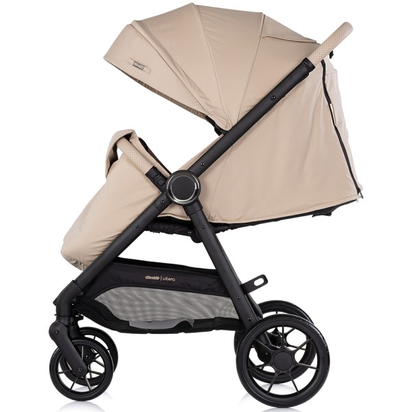 Carucior sport Chipolino Ultera cu husa picioare latte
