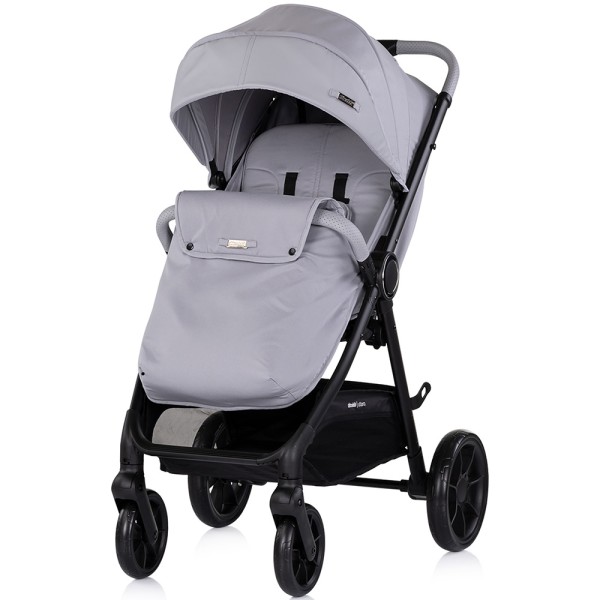 Carucior sport Chipolino Ultera cu husa picioare platinum