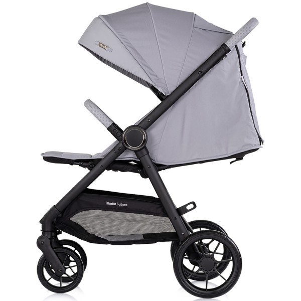 Carucior sport Chipolino Ultera cu husa picioare platinum