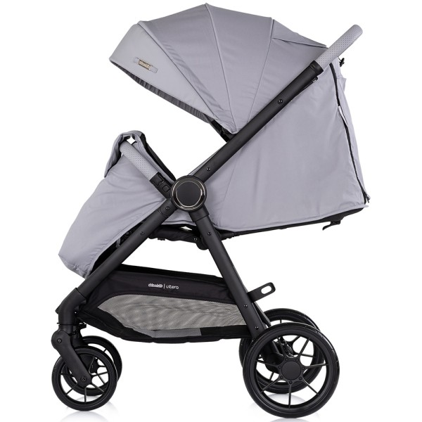 Carucior sport Chipolino Ultera cu husa picioare platinum