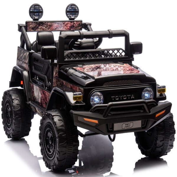 Masinuta electrica copii Chipolino Toyota FJ Cruiser, 3-8 ani, 4 motoare, telecomanda, Bluetooth, USB AUX