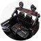 Masinuta electrica copii Chipolino Toyota FJ Cruiser, 3-8 ani, 4 motoare, telecomanda, Bluetooth, USB AUX