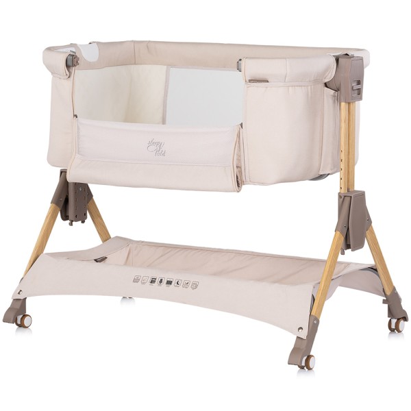 Patut co-sleeper pliabil Chipolino SleepNFold cashmere