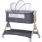 Patut co-sleeper pliabil Chipolino SleepNFold charcoal