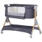 Patut co-sleeper pliabil Chipolino SleepNFold charcoal