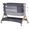 Patut co-sleeper pliabil Chipolino SleepNFold charcoal