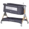 Patut co-sleeper pliabil Chipolino SleepNFold charcoal