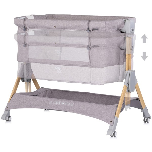 Patut co-sleeper pliabil Chipolino SleepNFold platinum