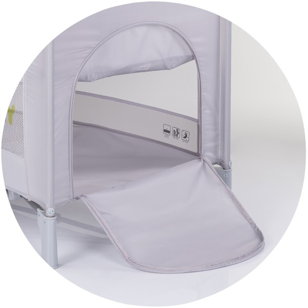 Patut pliabil Chipolino Ariel platinum