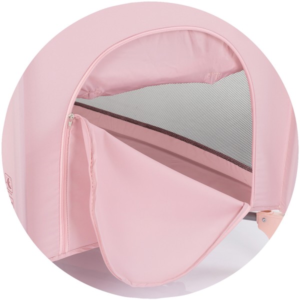 Patut pliabil Chipolino Bella powder pink