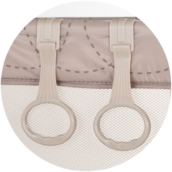 Patut pliabil Chipolino Capri latte