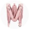 Patut pliabil Chipolino Relax Tiger powder pink cu laterala culisanta
