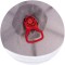 Patut pliabil Chipolino Relax platinum linen cu laterala culisanta