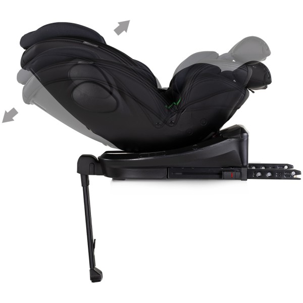 Scaun auto Chipolino Hypnotic Plus I-Size 40-150 cm cu sistem Isofix si sezut rotativ charcoal