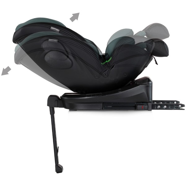 Scaun auto Chipolino Hypnotic Plus I-Size 40-150 cm cu sistem Isofix si sezut rotativ green