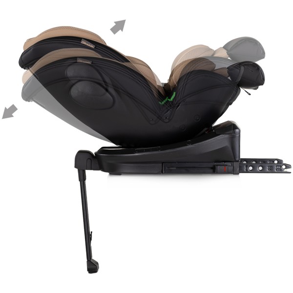 Scaun auto Chipolino Hypnotic Plus I-Size 40-150 cm cu sistem Isofix si sezut rotativ latte