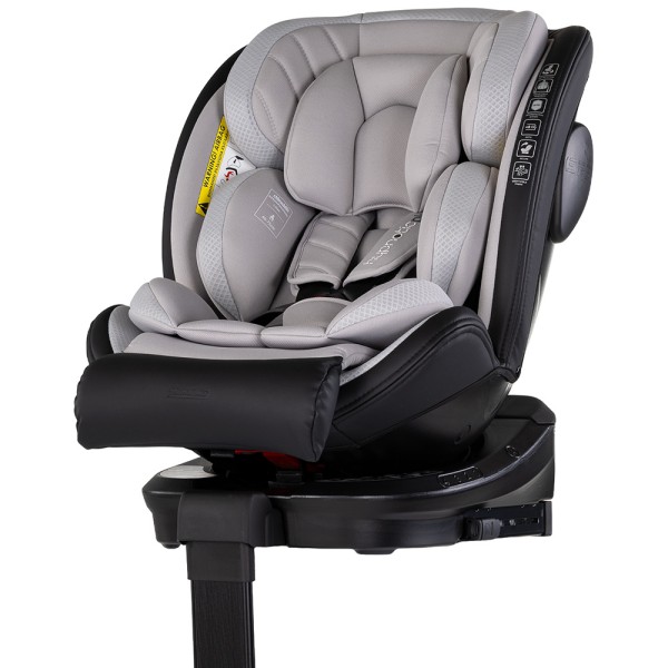 Scaun auto Chipolino Hypnotic Plus I-Size 40-150 cm cu sistem Isofix si sezut rotativ platinum